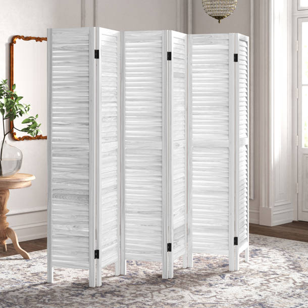 Highland Dunes Suniga 67'' H Solid Wood Folding Room Divider & Reviews